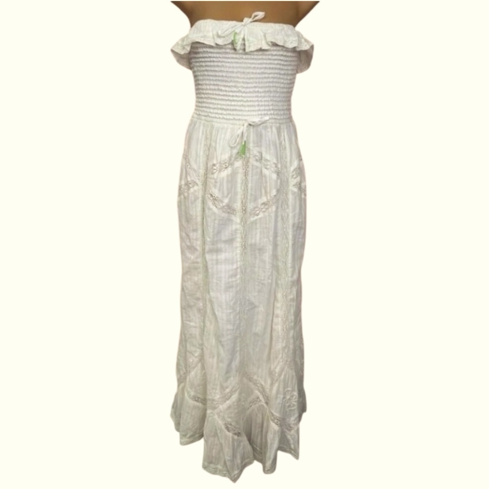Free People / Hi Hello Midi Dress / Boho Flowy Midi Dress - Picture 4 of 4